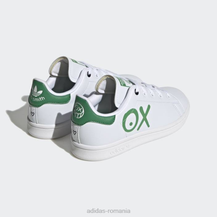 Adidas pantofi stan smith negru fierbinte copii alb negru 2JBN18256