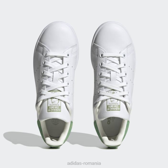 Adidas pantofi stan smith verde curte elegant copii alb/verde curte 2JBN3549