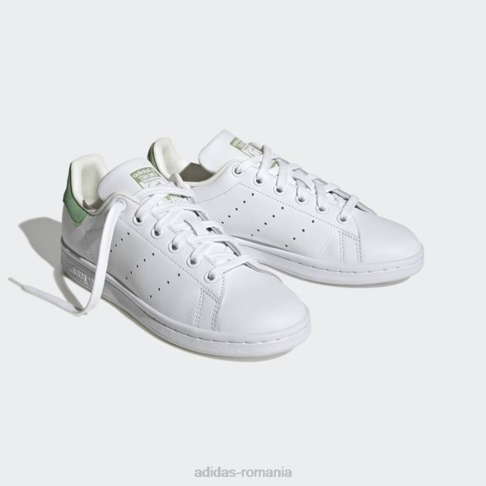 Adidas pantofi stan smith verde curte elegant copii alb/verde curte 2JBN3549