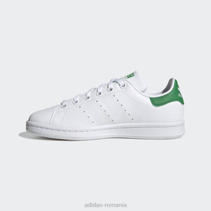 Adidas pantofi stan smith verde fierbinte copii alb/verde 2JBN11121
