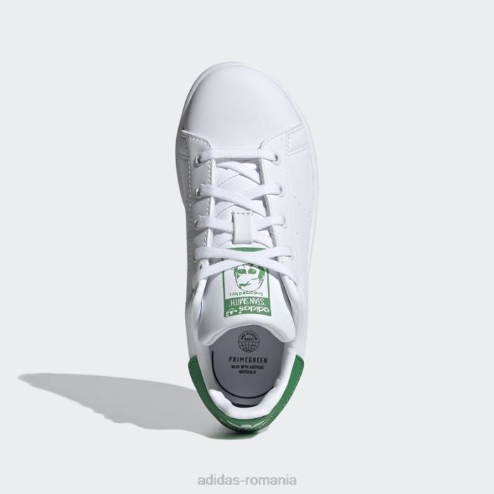 Adidas pantofi stan smith verzi copii alb/verde 2JBN17937