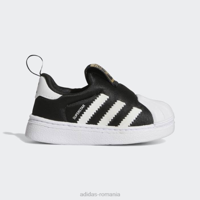 Adidas pantofi superstar 360 aurii fierbinți metalic copii negru/alb/auriu metalic 2JBN11141