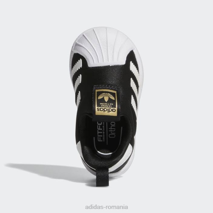 Adidas pantofi superstar 360 aurii fierbinți metalic copii negru/alb/auriu metalic 2JBN11141