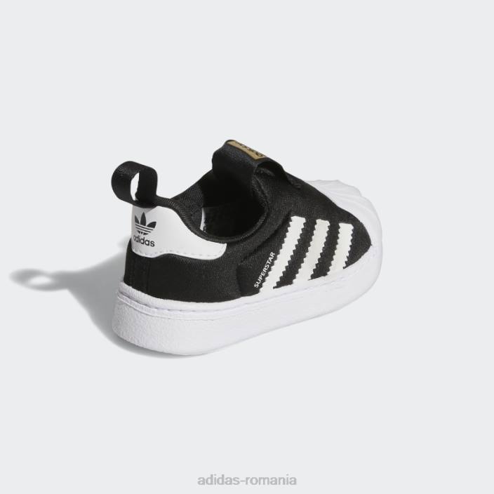 Adidas pantofi superstar 360 aurii fierbinți metalic copii negru/alb/auriu metalic 2JBN11141