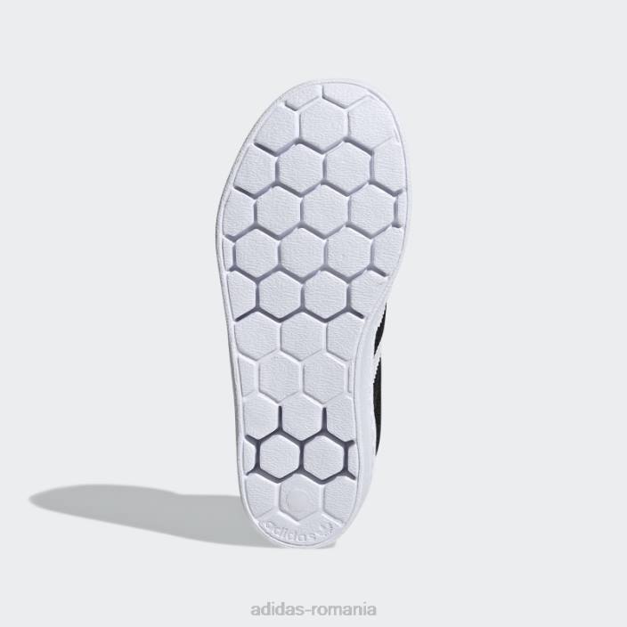 Adidas pantofi superstar 360 aurii metalici copii negru/alb/auriu metalic 2JBN3542