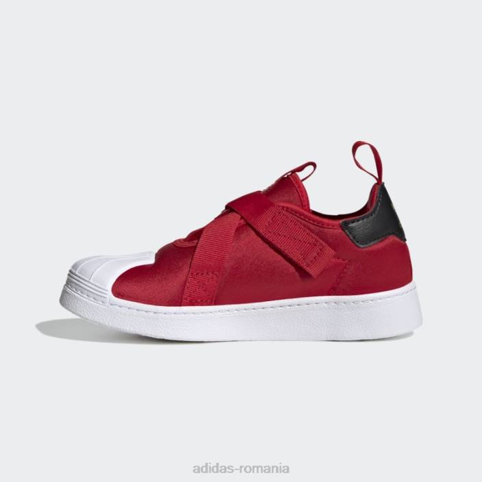 Adidas pantofi superstar 360 stacojiu copii stacojiu/negru/auriu metalic 2JBN11162