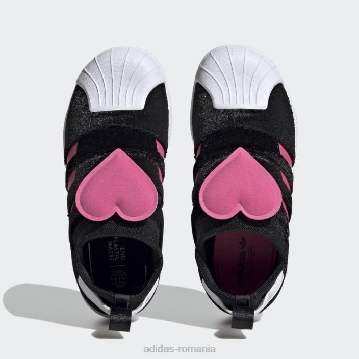 Adidas pantofi superstar alb de modă 360 2.0 copii negru/magenta/alb 2JBN18230