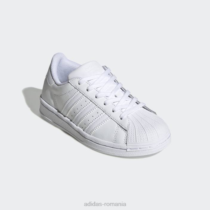 Adidas pantofi superstar albi fierbinți copii alb 2JBN17949