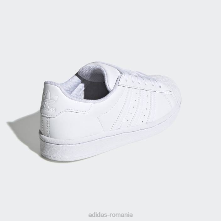 Adidas pantofi superstar albi fierbinți copii alb 2JBN17949
