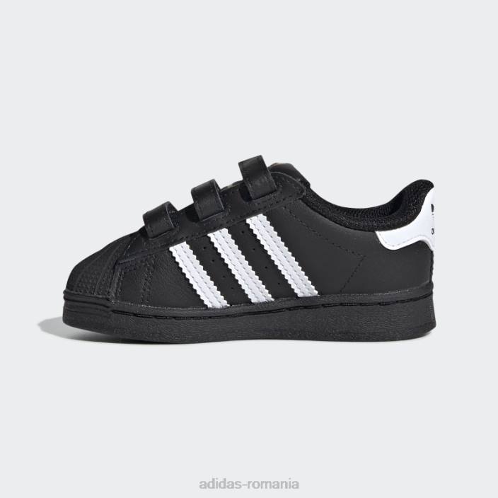 Adidas pantofi superstar albi originali copii alb negru 2JBN17915