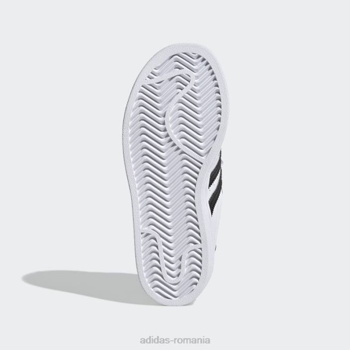 Adidas pantofi superstar copii negri copii alb negru 2JBN3508