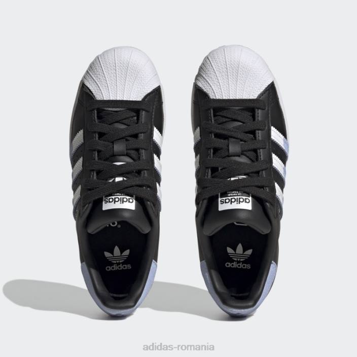 Adidas pantofi superstar de noapte indigo moda copii negru/stacojiu/noapte indigo 2JBN11131
