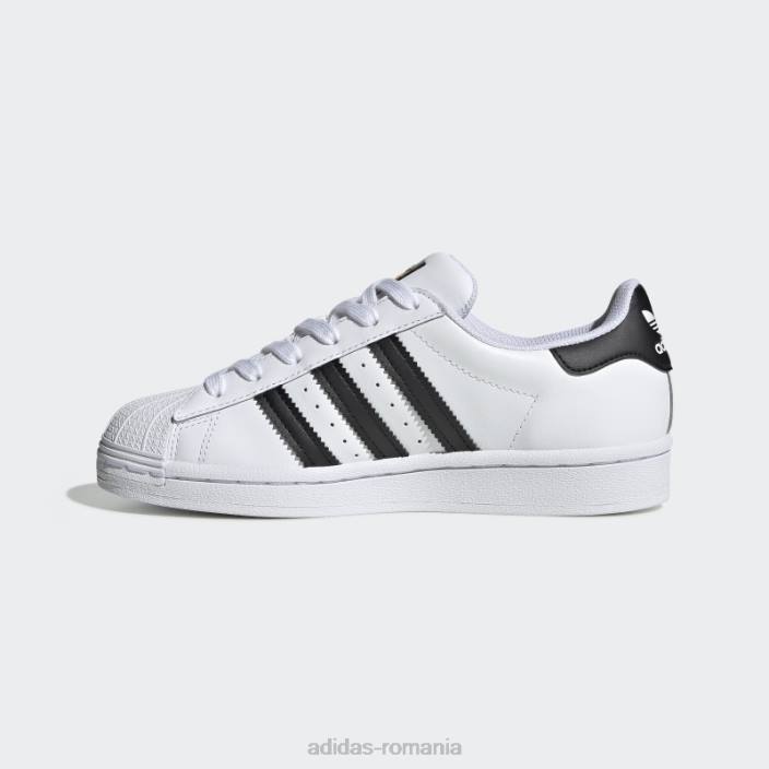 Adidas pantofi superstar fashion negri copii alb negru 2JBN17675