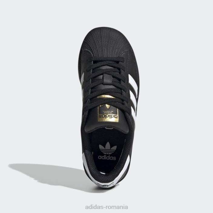 Adidas pantofi superstar moda albă copii alb negru 2JBN11055
