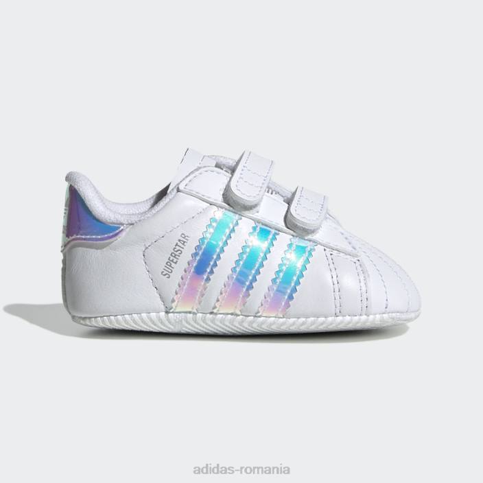 Adidas pantofi superstar negri fierbinți copii alb negru 2JBN17837