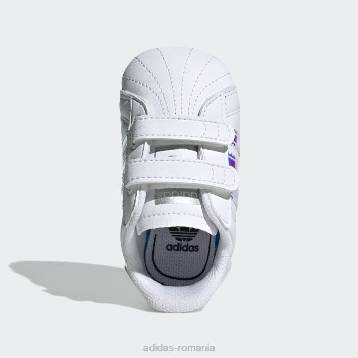 Adidas pantofi superstar negri fierbinți copii alb negru 2JBN17837