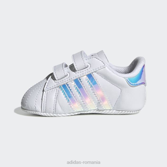 Adidas pantofi superstar negri fierbinți copii alb negru 2JBN17837