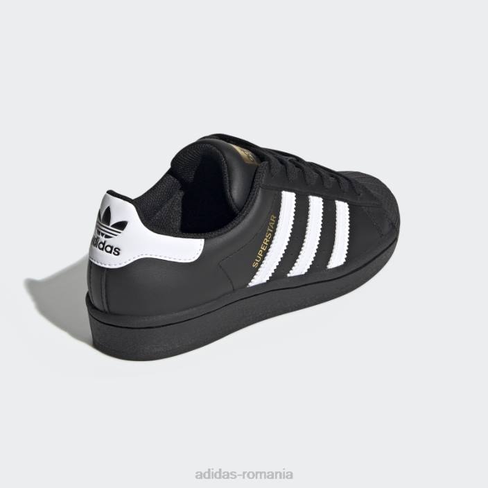 Adidas pantofi superstar pentru copii fierbinți albi copii alb negru 2JBN17676