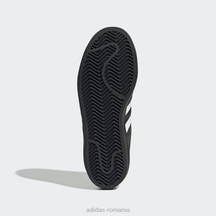 Adidas pantofi superstar pentru copii negru/alb copii alb negru 2JBN11240