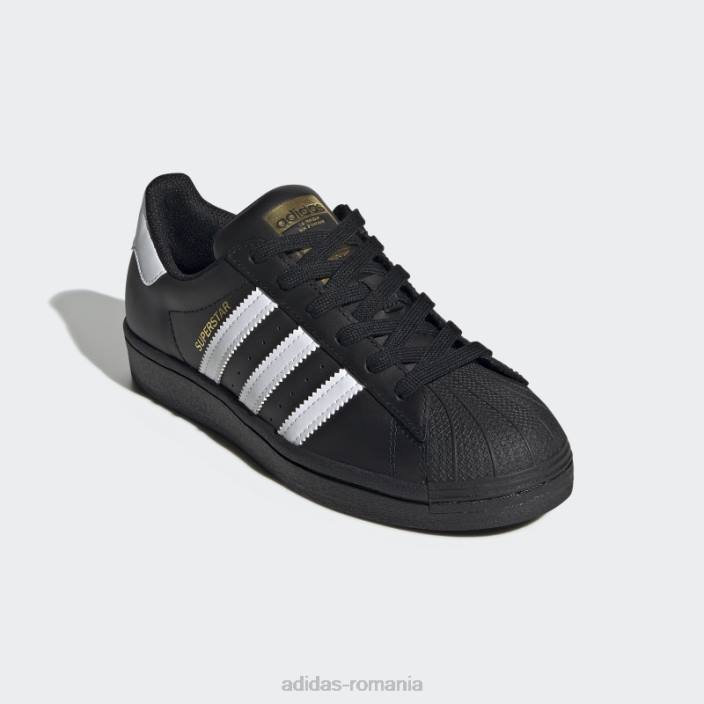 Adidas pantofi superstar pentru copii negru/alb copii alb negru 2JBN11240