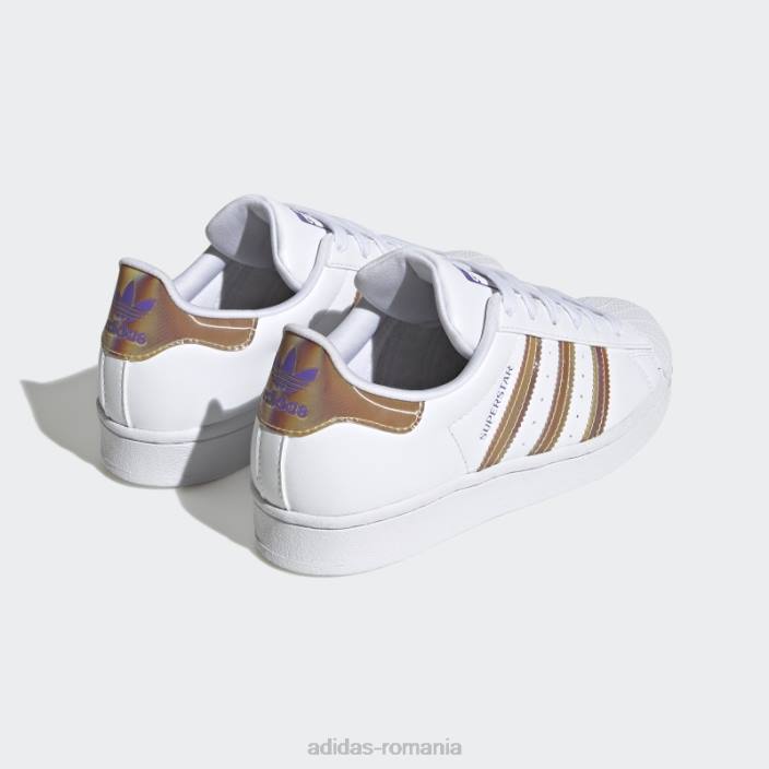 Adidas pantofi superstar purple rush fashion copii papură albă/violet 2JBN17936