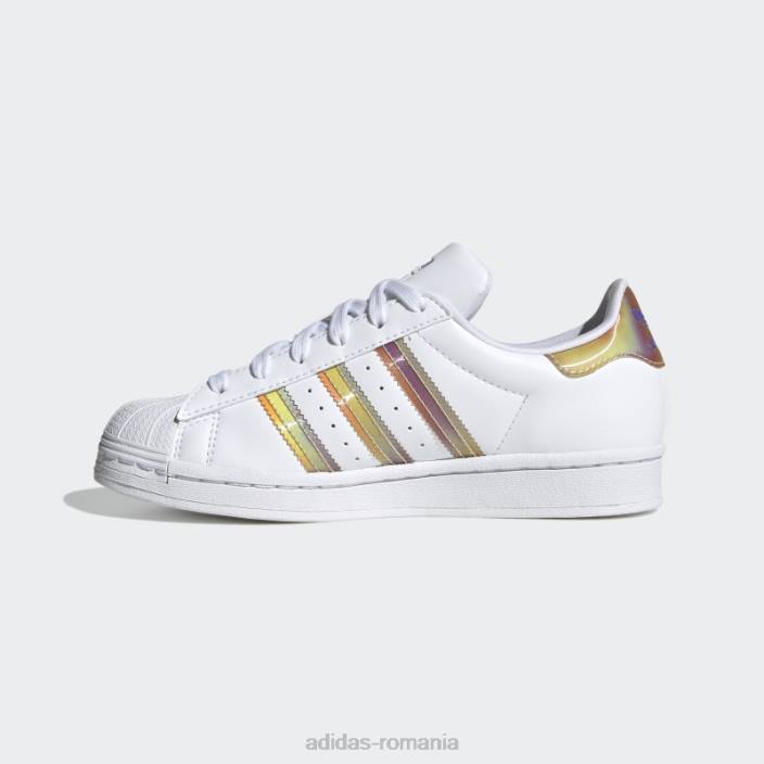 Adidas pantofi superstar purple rush fashion copii papură albă/violet 2JBN17936