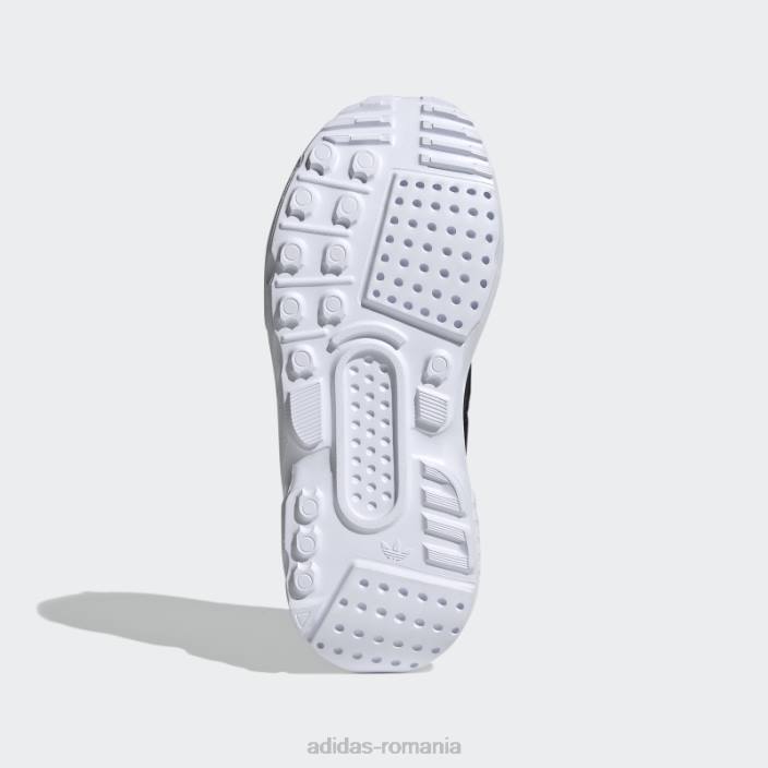 Adidas pantofi zx 22 boost negri copii negru/alb/rosu 2JBN18104