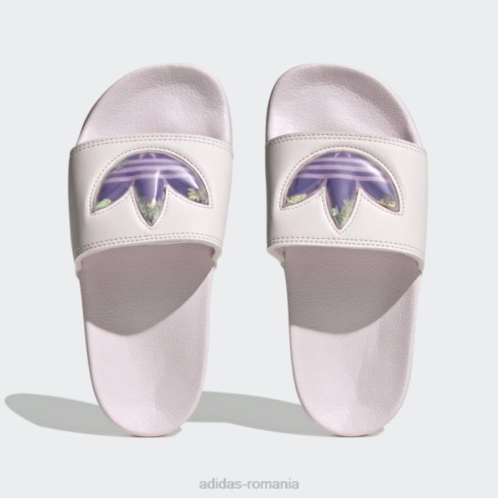 Adidas sandale adilette lite roz copii roz/purpuriu papură/liliac 2JBN11281