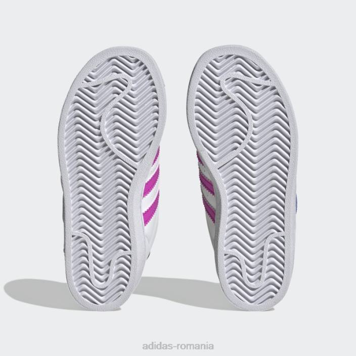 Adidas pantofi pantone superstar eleganti copii alb/albastru/pantone 2JBN24916