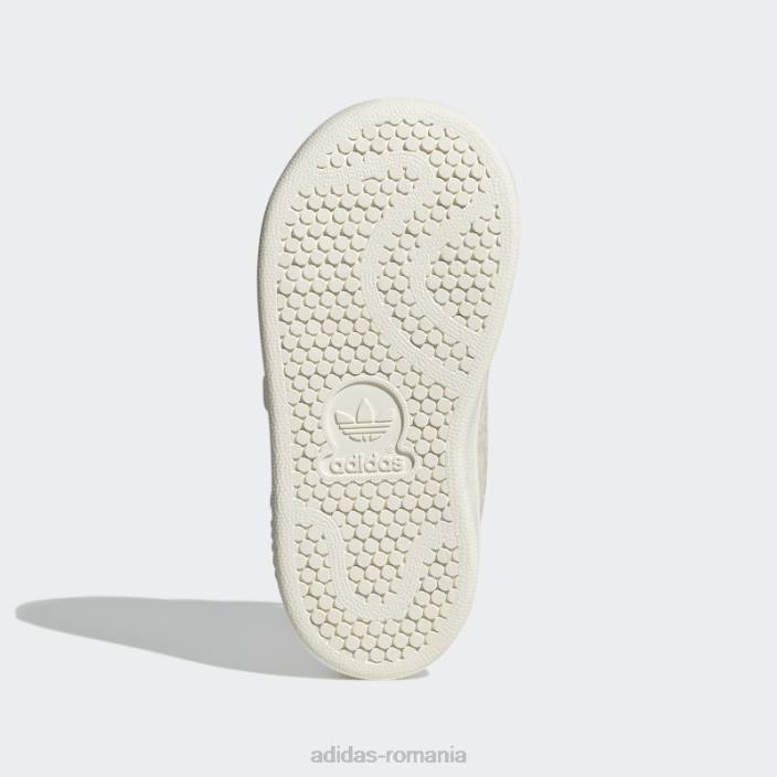 Adidas pantofi stan smith de modă portocaliu fascicul copii alb/portocaliu fascicul 2JBN24918