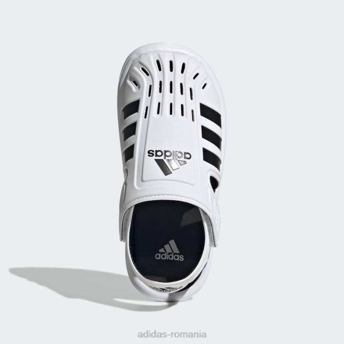 Adidas sandale de apă cu vârf închis de vară albe copii alb negru 2JBN24920