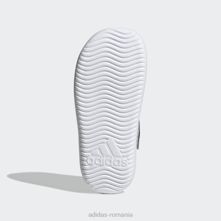 Adidas sandale de apă cu vârf închis de vară albe copii alb negru 2JBN24920