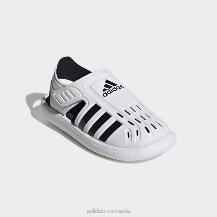 Adidas sandale de apă cu vârf închis de vară albe copii alb negru 2JBN24920