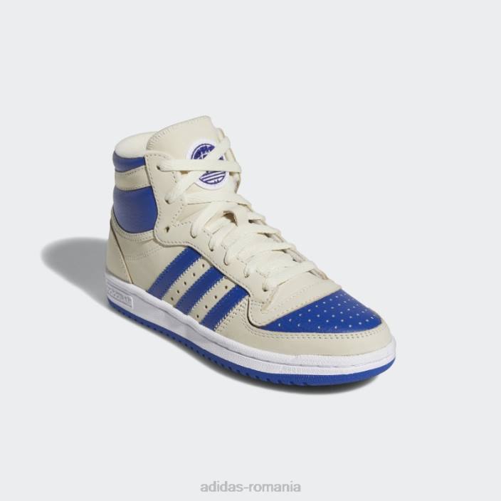 Adidas Top zece pantofi rb albastru regal elegant copii alb/albastru regal 2JBN24676