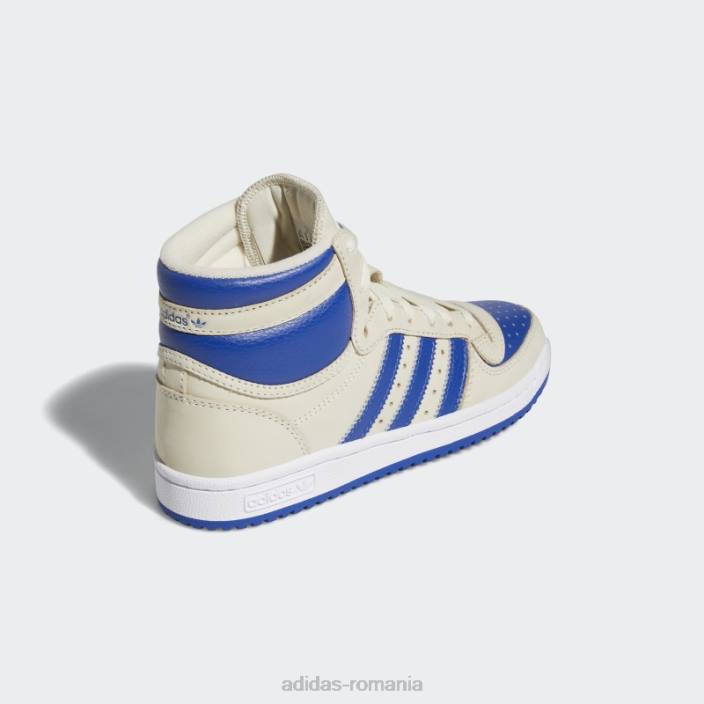 Adidas Top zece pantofi rb albastru regal elegant copii alb/albastru regal 2JBN24676