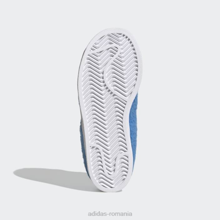 Adidas albi pantofii simpsons marge superstar copii alb negru 2JBN24743