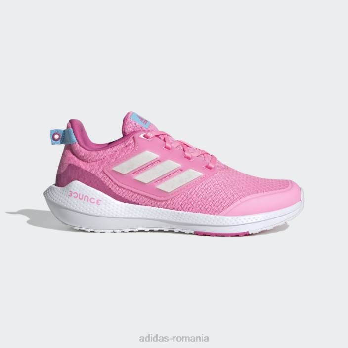 Adidas beam pink eq21 2.0 pantofi sport din dantela bounce copii fascicul roz/alb/magenta 2JBN24532