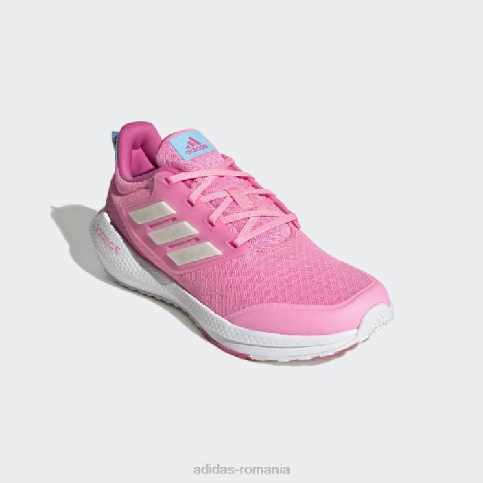 Adidas beam pink eq21 2.0 pantofi sport din dantela bounce copii fascicul roz/alb/magenta 2JBN24532