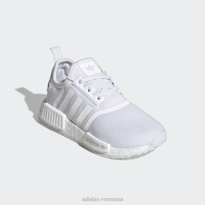 Adidas fierbinte nmd-r1 pantofi rafinati gri copii alb/gri 2JBN24709