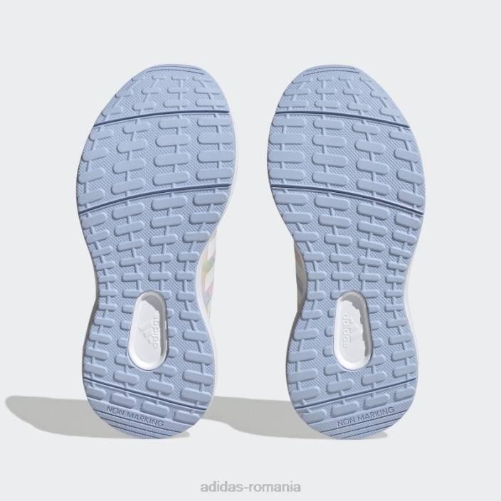 Adidas fortarun 2.0 cloudfoam pantofi sport alergare dantela roz copii zori roz/alb/albastru 2JBN24481