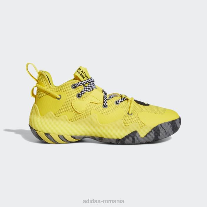 Adidas galben harden vol. 6 pantofi de baschet adidas copii galben/negru 2JBN24729