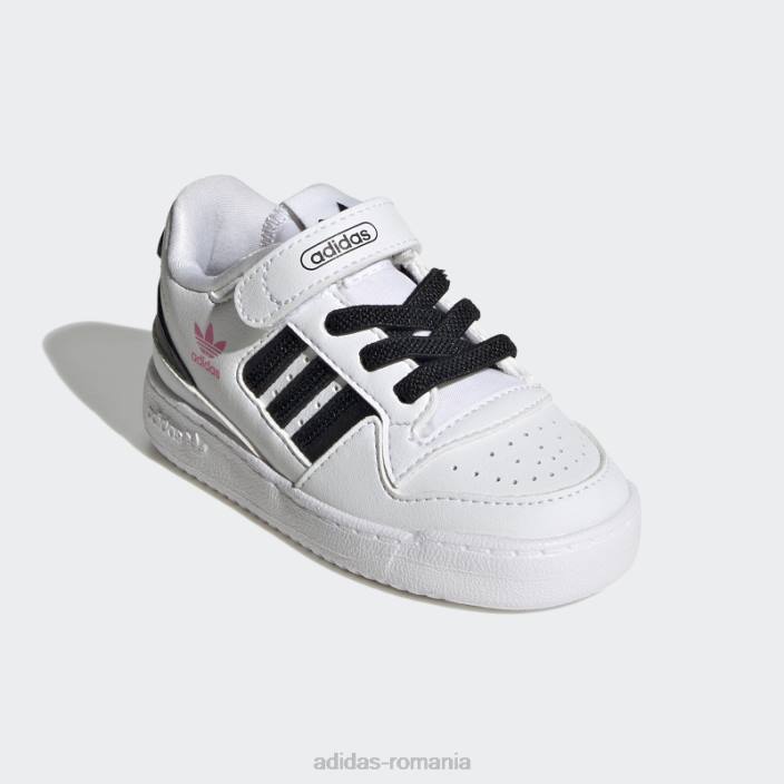 Adidas magenta forum pantofi joase copii alb/negru/magenta 2JBN24687