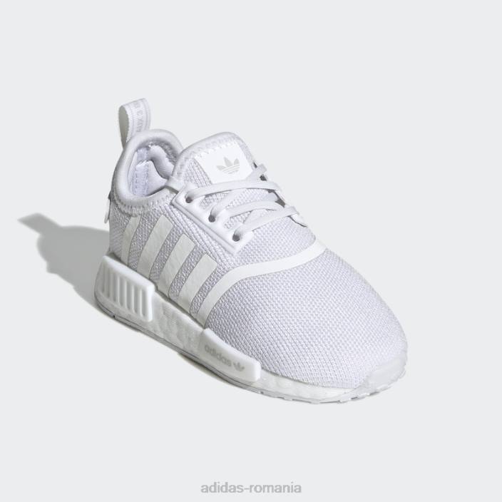 Adidas nmd-r1 pantofi rafinati gri fierbinte copii alb/gri 2JBN24685