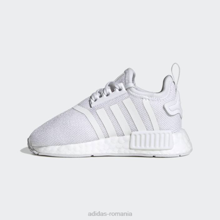 Adidas nmd-r1 pantofi rafinati gri fierbinte copii alb/gri 2JBN24685