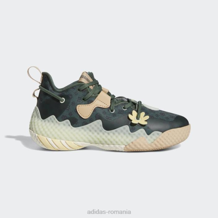 Adidas întări vol. 6 pantofi de baschet oxid verde copii oxid verde/galben/verde 2JBN24674