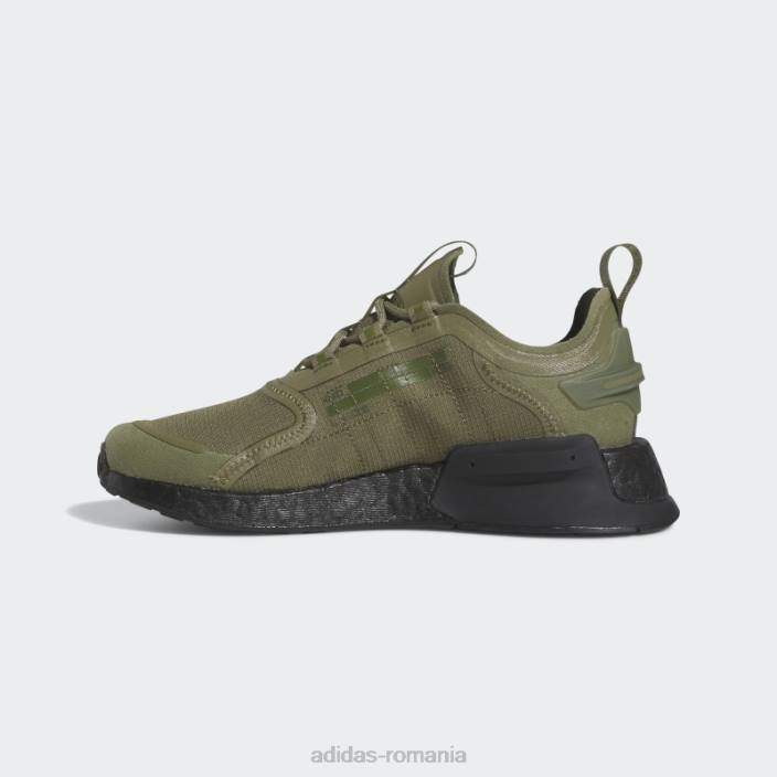 Adidas pantofi adidas nmd-v3 olive copii măsliniu/negru 2JBN24663