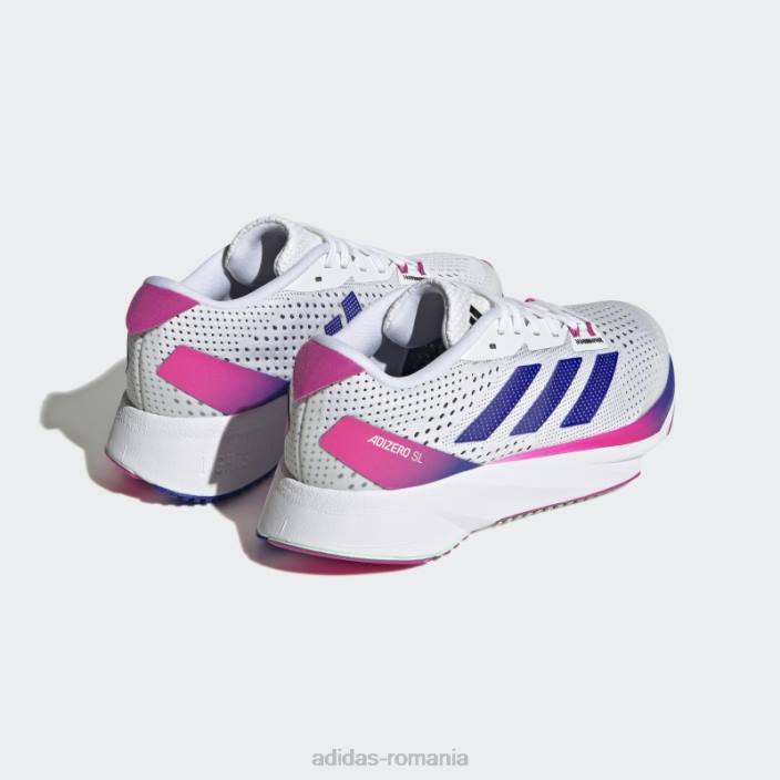 Adidas pantofi albi adizero sl copii alb/albastru/fucsia 2JBN24748