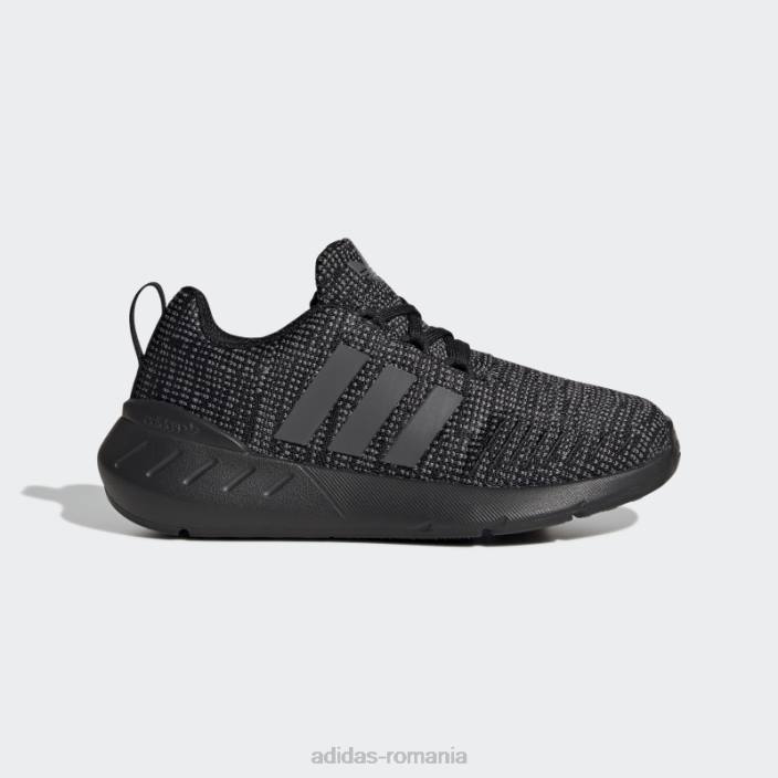 Adidas pantofi albi swift 22 fierbinți copii negru/gri/alb 2JBN24472