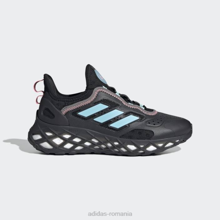 Adidas pantofi carbon web boost adidas copii carbon/albastru/negru 2JBN24723
