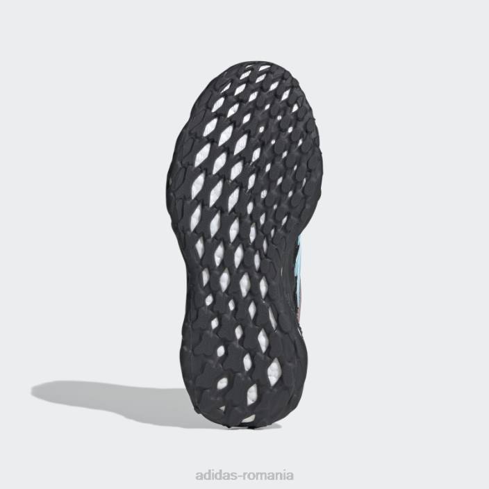 Adidas pantofi carbon web boost adidas copii carbon/albastru/negru 2JBN24723